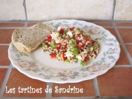RECIPE MAIN IMAGE Salade de quinoa et boulgour